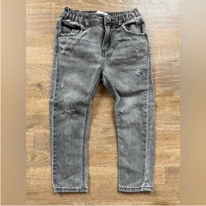 Zara kids, Gray, Low Fit Jeans, 4-5 years
